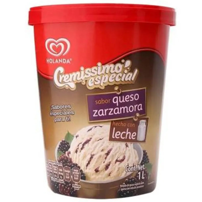 Helado de Queso con Zarzamora 1 litro Holanda