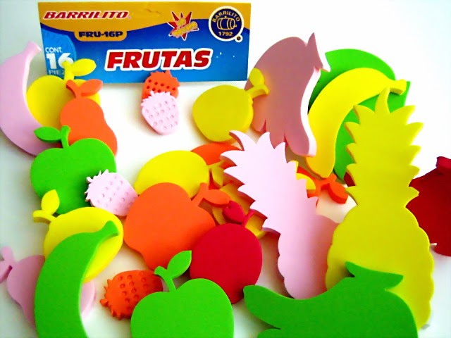 Foamy Frutas 16 Piezas Barrilito