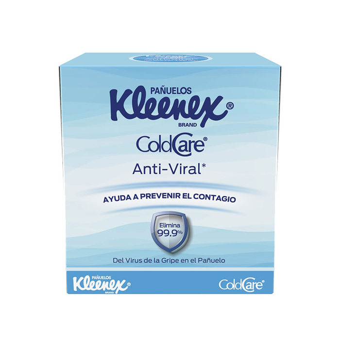 Pañuelo Cold Care Anti Viral Kleenex 1 caja 80 piezas