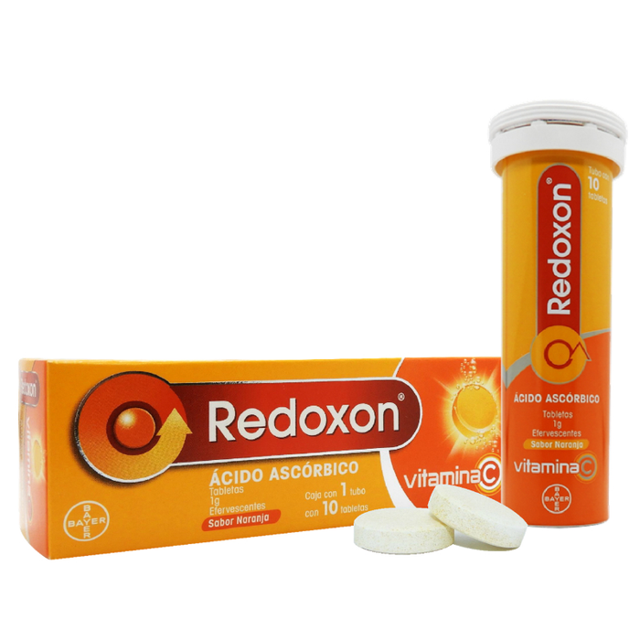 Redoxon 10 Tabletas 1 g Efervescentes Sabor Naranja