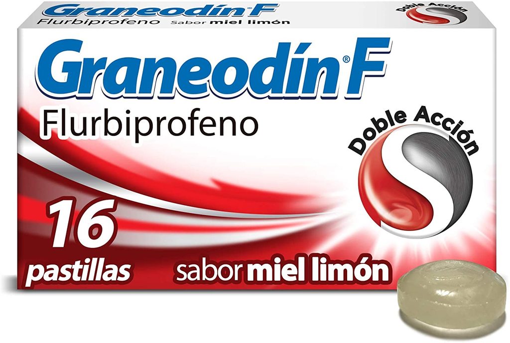 Graneodin-F Flurbiprofeno 8.5 mg 16 Pastillas Miel-Limon Reckitt Bencksier
