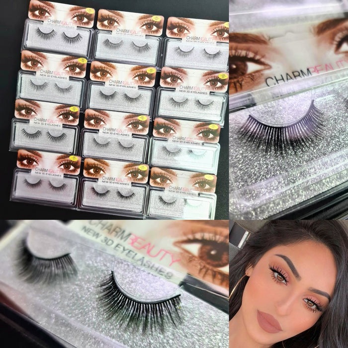 Pestañas Postizas 3D Profesional 1 par CharmBeauty