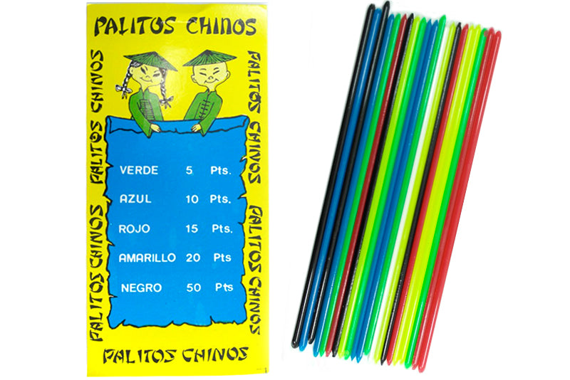 Juego Didactico Palillos Chinos Iris 21 piezas