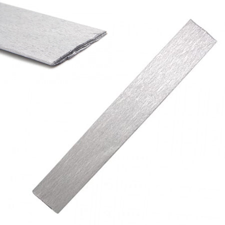 Papel Crepe Metálico 1 Pieza 200 x 50 cm Plata/Dorado Pascua