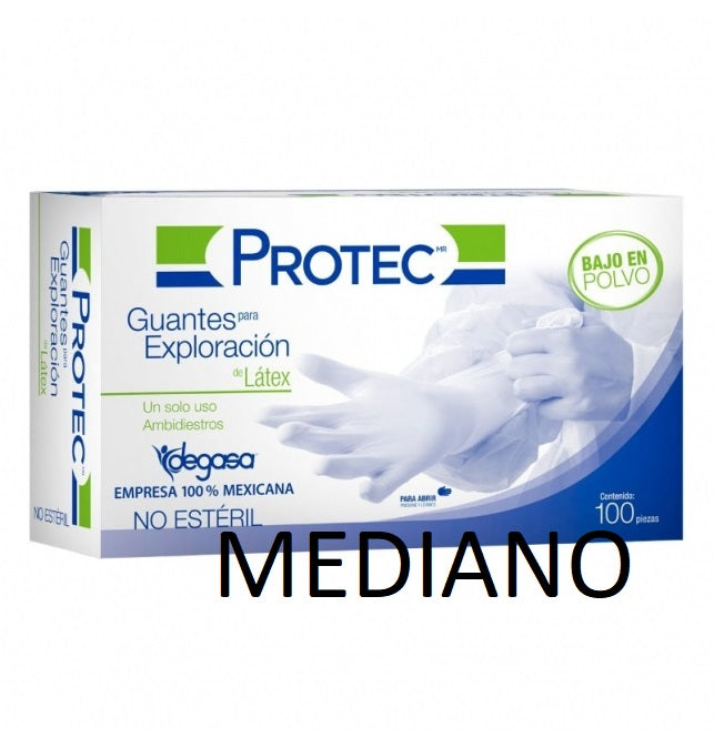 Guante para Exploración Blanco Caja 100 Bi— Farmacia Santa Fe