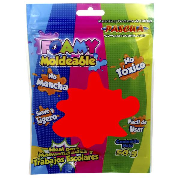 Foamy Moldeable No Mancha 50 g Color Magenta