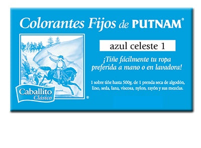 Pintura Textil Putnam Color Azul Celeste 13G