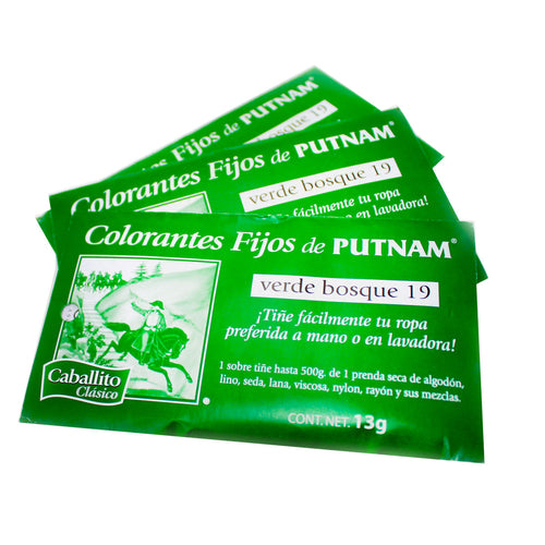 Pintura Textil Putnam Color Verde Bosque 13 g