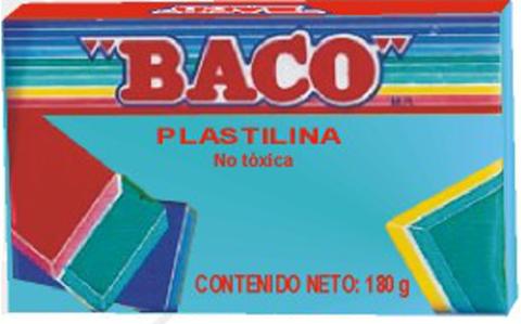 Plastilina Baco 180 g Azul Claro