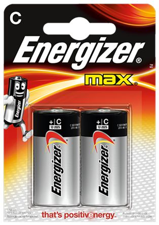 Pilas Energizer Max C 1 paquete con 2 piezas