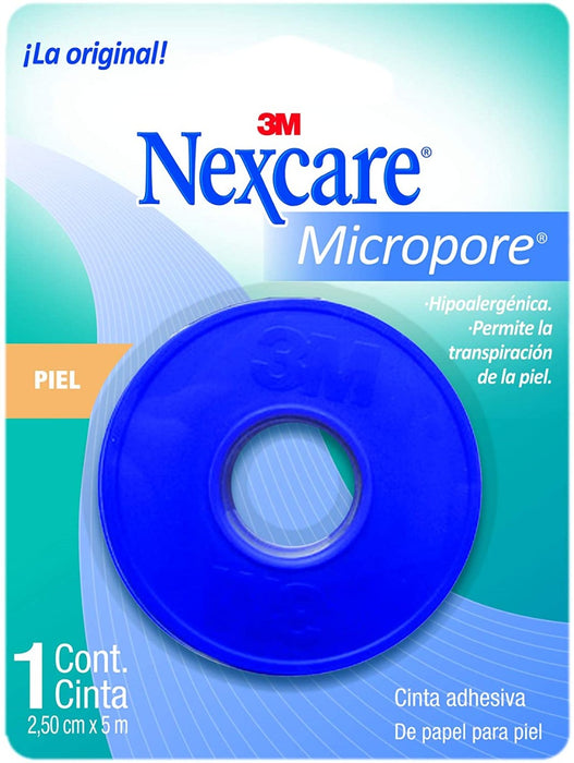 Micropore Piel 2.5X5M Cinta Adhesiva Nexcare 3m