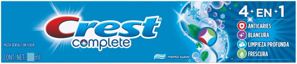 Pasta Dental Crest Complete 4 En 1 66 ml