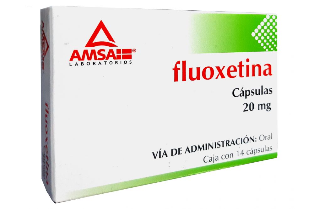 Fluoxetina Capsulas 20 Gr 14 Capsulas AMSA