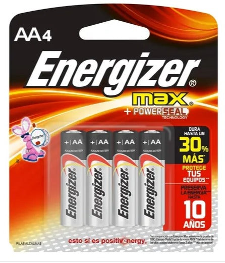 Pila Energizer AA Max 4 Piezas