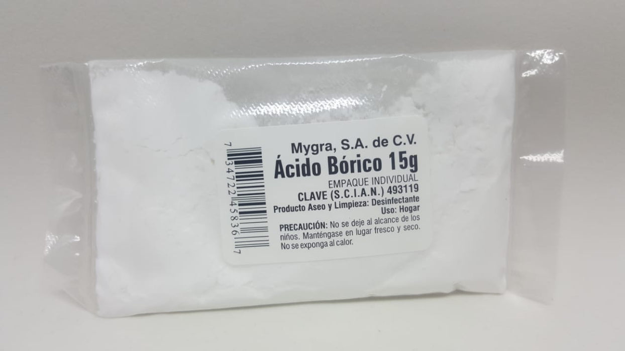 Acido Borico 15 g Mygra