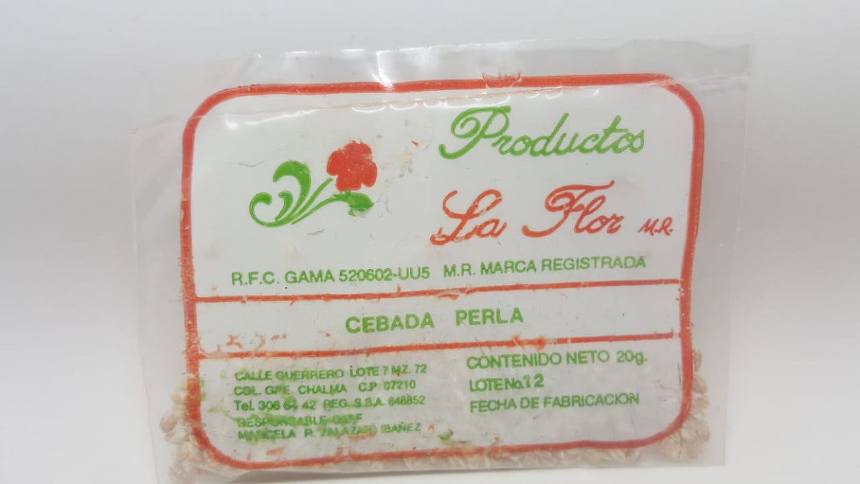 Cebada Perla 12 gr Productos La Flor