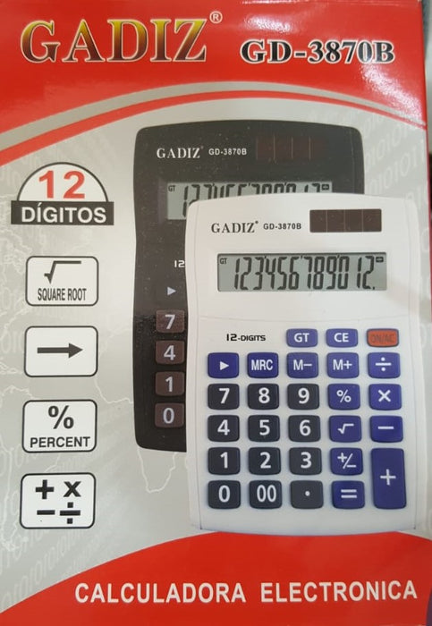 Calculadora de Escritorio Gadiz Gd-6001