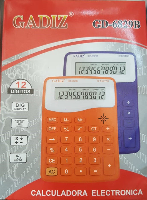 Calculadora Electrónica 8 Dígitos Gadiz Gd-3032A