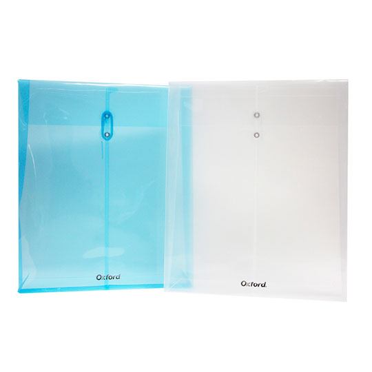 Sobre Carta Plástico Transparente Con Hilo Vertical Con Hilo Rojo MAE