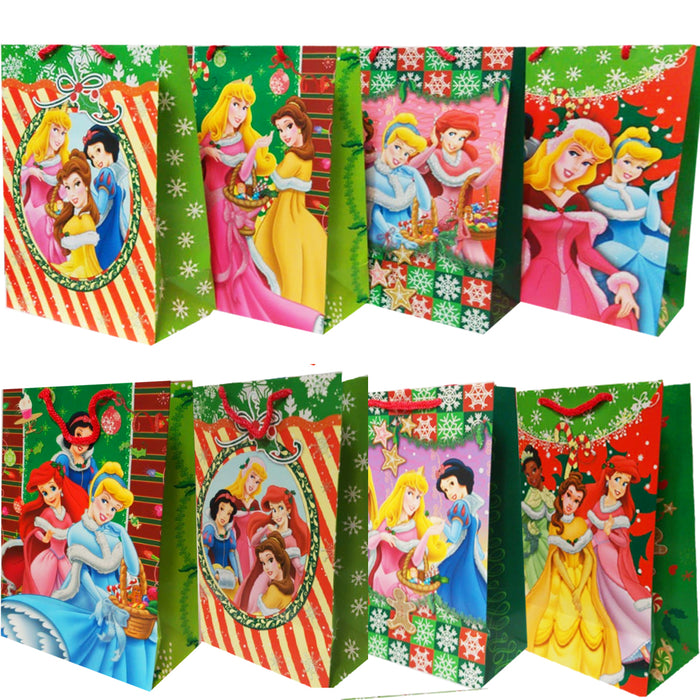 Bolsa de Regalo Mediana Con Licencia Dipak Navidad Disney Toy Story o Cars o Princesas 26 x 19 x 10 cm 1 pieza