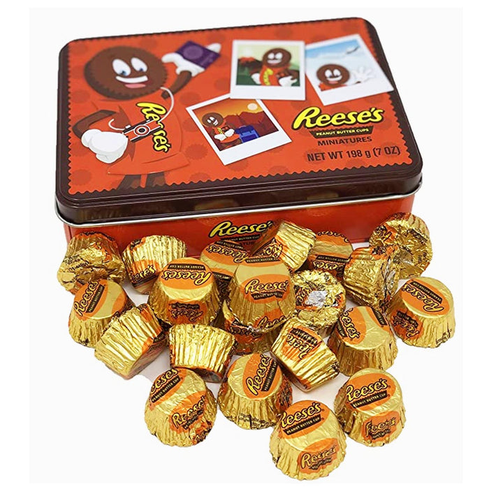 Caja Chocolate Peanut Butter Cups Miniatures 198 g Reeses Ideal para Regalar