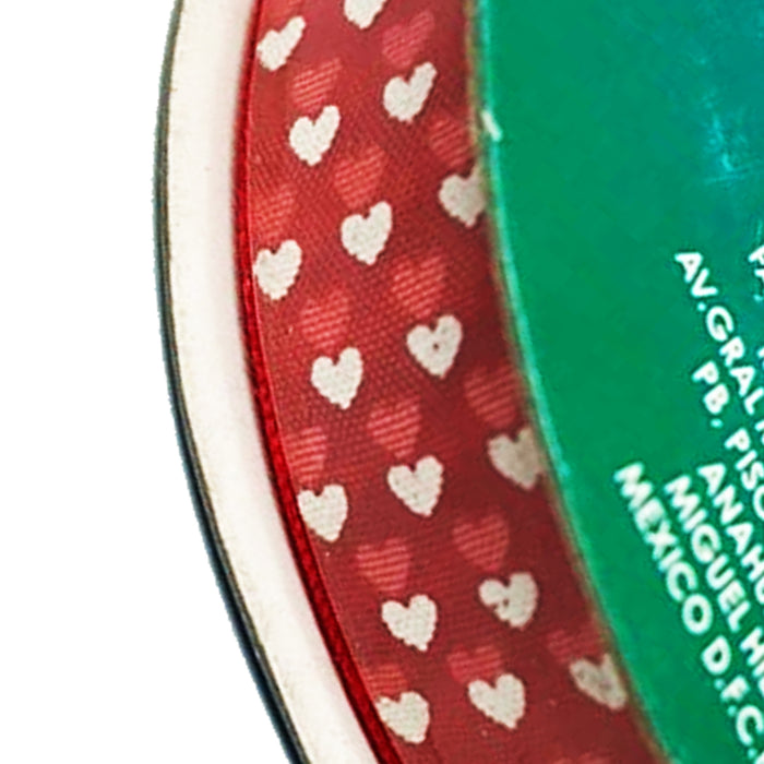 Liston Organza Corazones Mylin por Metro
