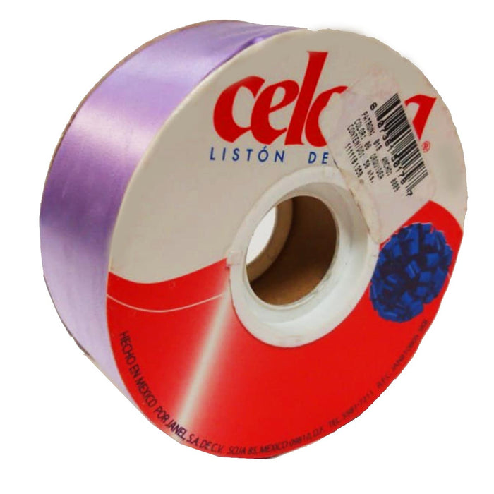 Listón Celosa 0009 Ancho 3.5 Cm. Rollo 50 Metros Orquidea (Lila)