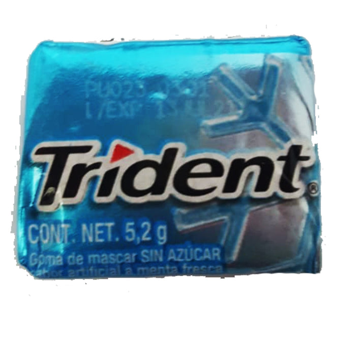 Trident Menta Fresca 4 Tabletas 5.2 g Adams