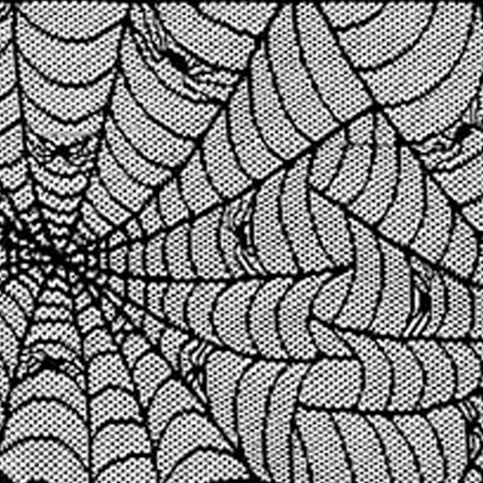 Tela Tul Telaraña Negro Rollo 14.5 cm x 9 m