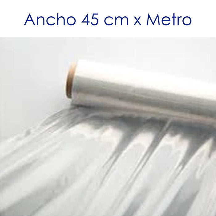 Hule para Forrar Cristal Ancho 45 cm x Metro Plastilux Calibre 2.5