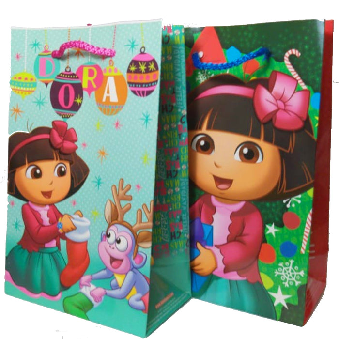 Bolsa de Regalo Chica Con Licencia Granmark Navidad Dora la Exploradora 22 x 14 x 8 cm
