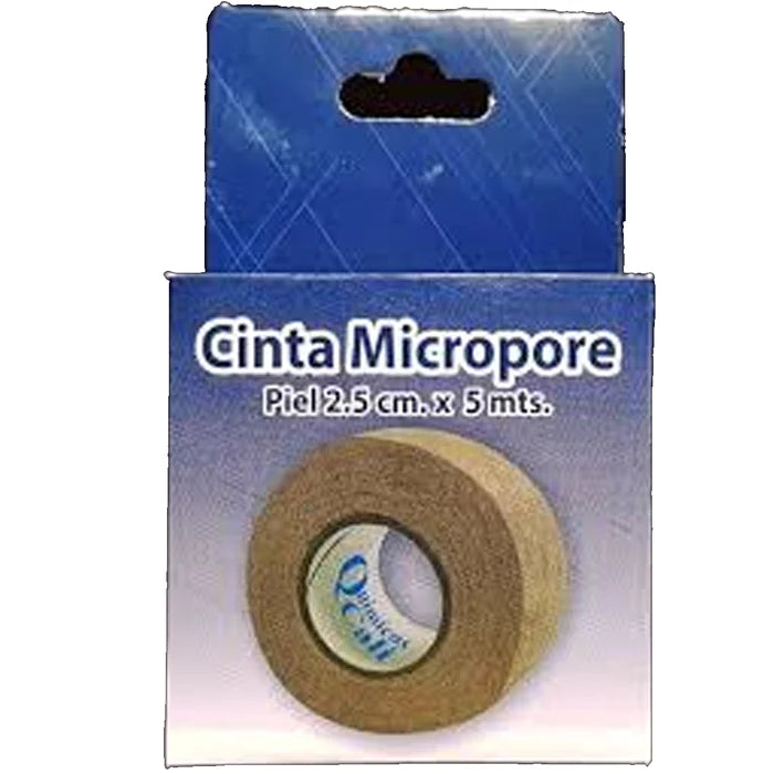 Cinta Micropore Piel 2.5 cm x 5 m Químicos Cali