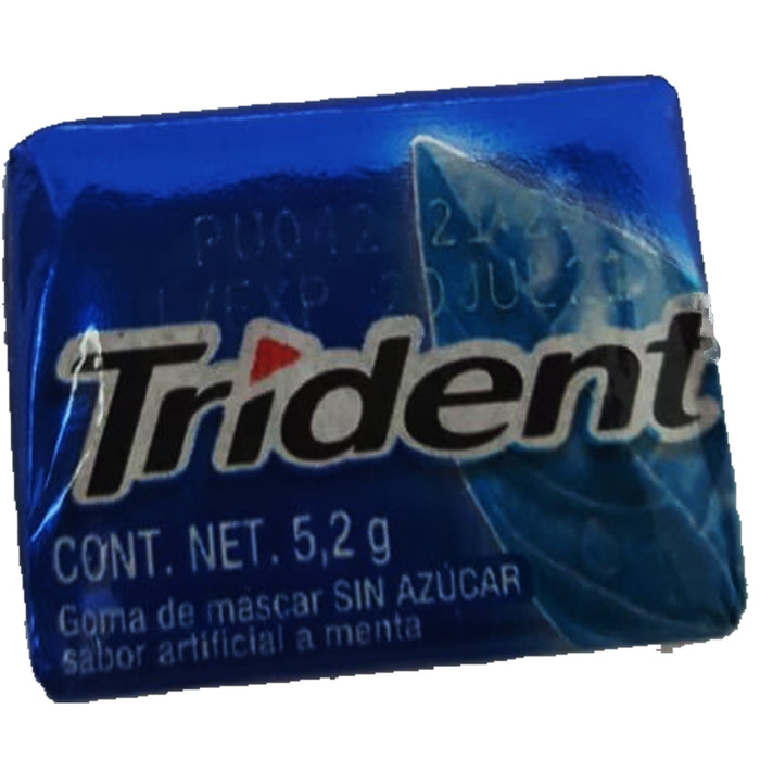 Trident Menta Fresca 4 Tabletas 5.2 g Adams