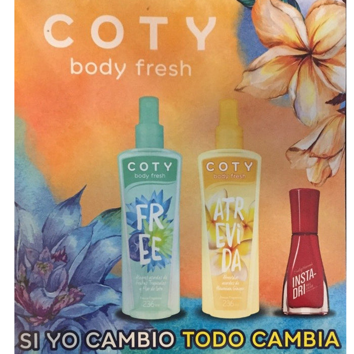 Set de Pefumes Coty Body Fresh Ideal para Regalar