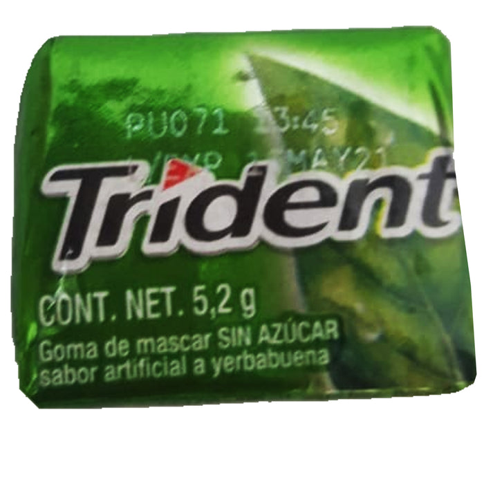 Trident Yerbabuena 4 Tabletas 5.2 g Adams