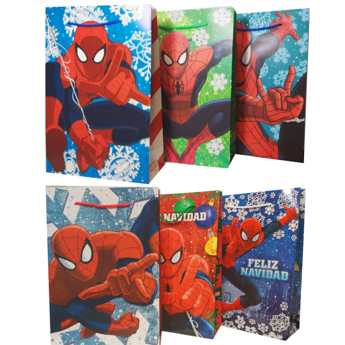 Bolsa De Regalo Grande Navidad Spiderman 36 x 25 x 10 cm Granmark 10/23