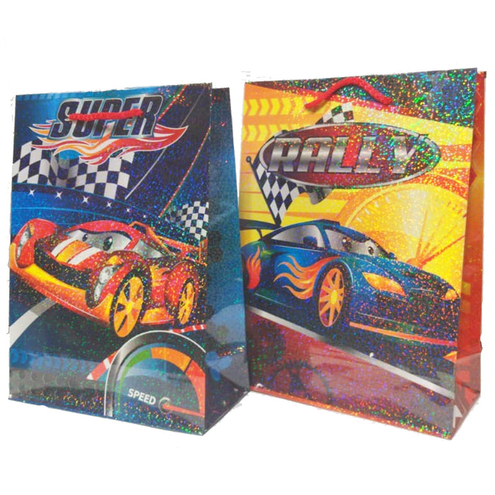 Bolsa de Regalo Holografica Mediana Rally Janel 29 x 22 x 9 cm 1 pieza