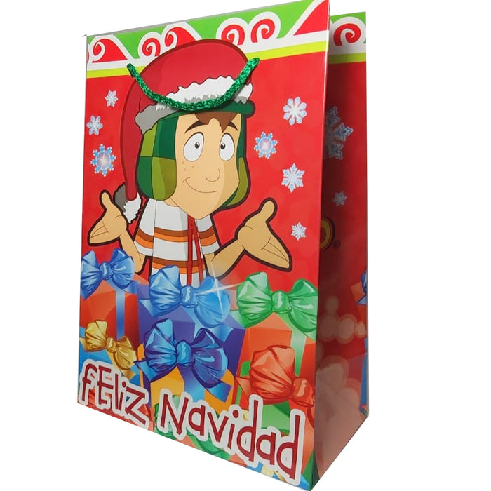 Bolsa De Regalo Mediana Con Licencia Granmark El Chavo 29 x 29 x 11 cm Navidad
