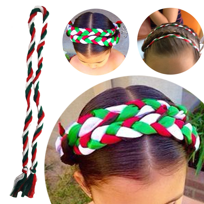 Cordon Tricolor para Cabello 1 pieza