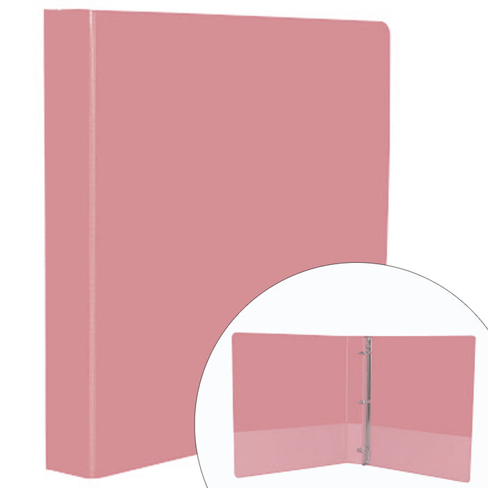 Carpeta Argolla Vinil Rosa Carta Arillo 1 pulgada para 220 Hojas con Ventana Samsill