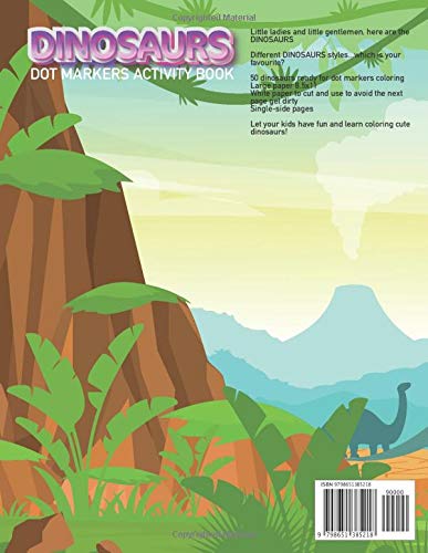 Dot Markers Activity Book: Dinasours