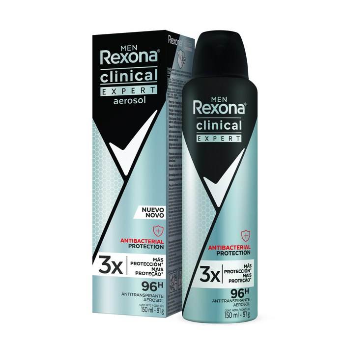 Spray Men Rexona Clinical Expert Antibacterial Protection150 ml / 91 g