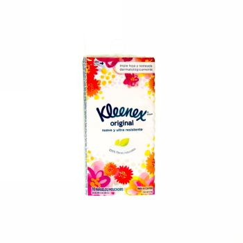 Pañuelos Kleenex Cold Care Anti Viral 14x2 hojas c/u Paquete de Bolsillo