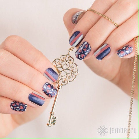 Uñas Decoradas Sticker Profesional Arte Jamberry