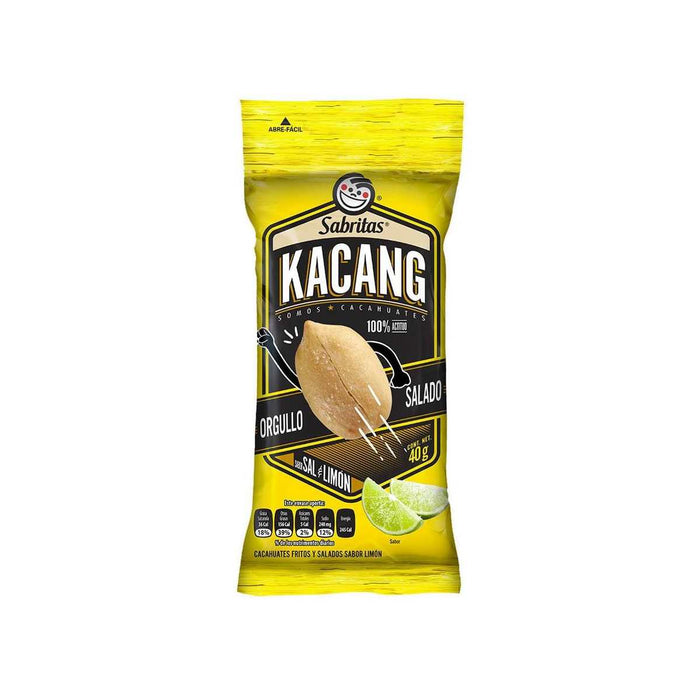 Kacang Cacahuates Sal & Limón  Sabritas 69 g