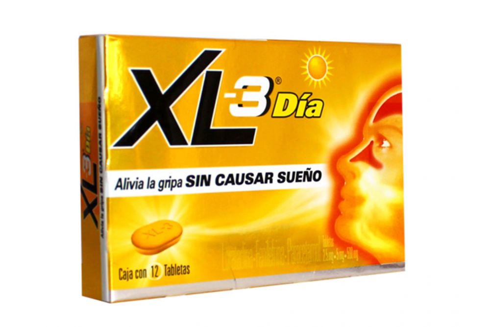 XL-3 Antigripal con 10 tabletas