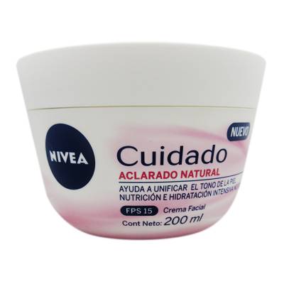 Crema Facial Aclarado Natural con Protector Solar FSP 15 Nivea 200 ml