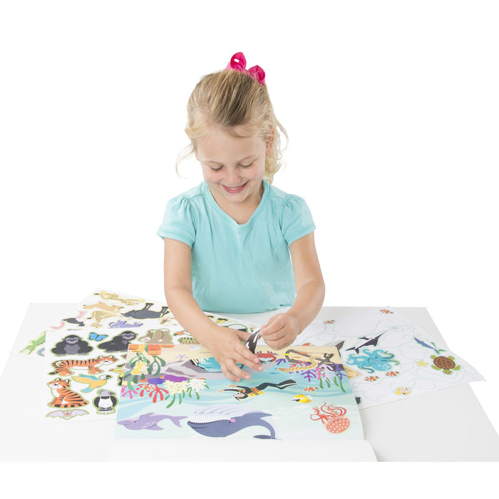 Melissa&Doug: Reusable Sticker Pad Habitats