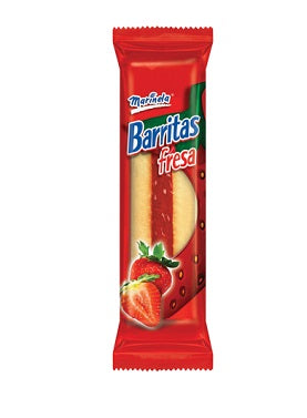 Barritas Fresa 67 gr Marinela