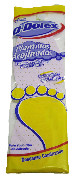 Plantillas Acojinadas O Dolex 1 par  Talla 5 Unisex